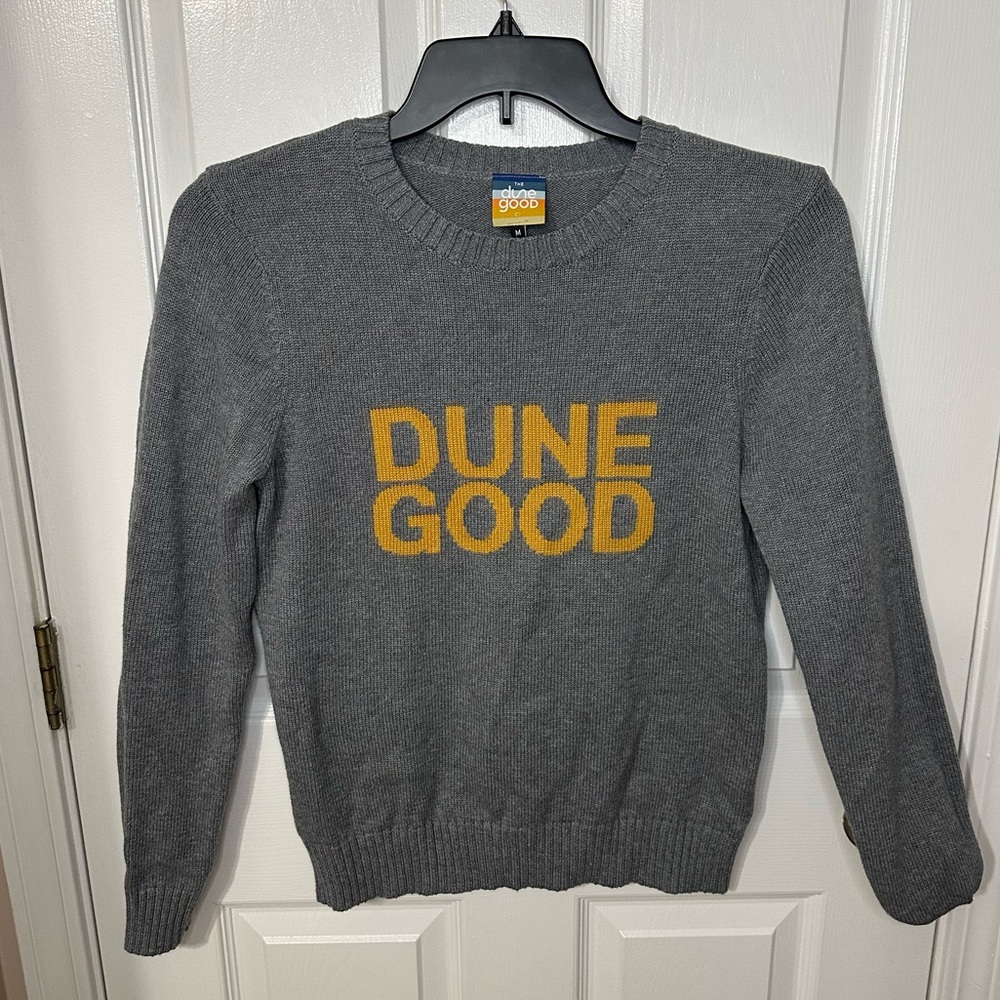 Dune Good Womens Camp Sweater Medium Retro 80’s Summer Camp Classic Michigan